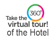 A view through the hotel, inviting a virtual walk-through