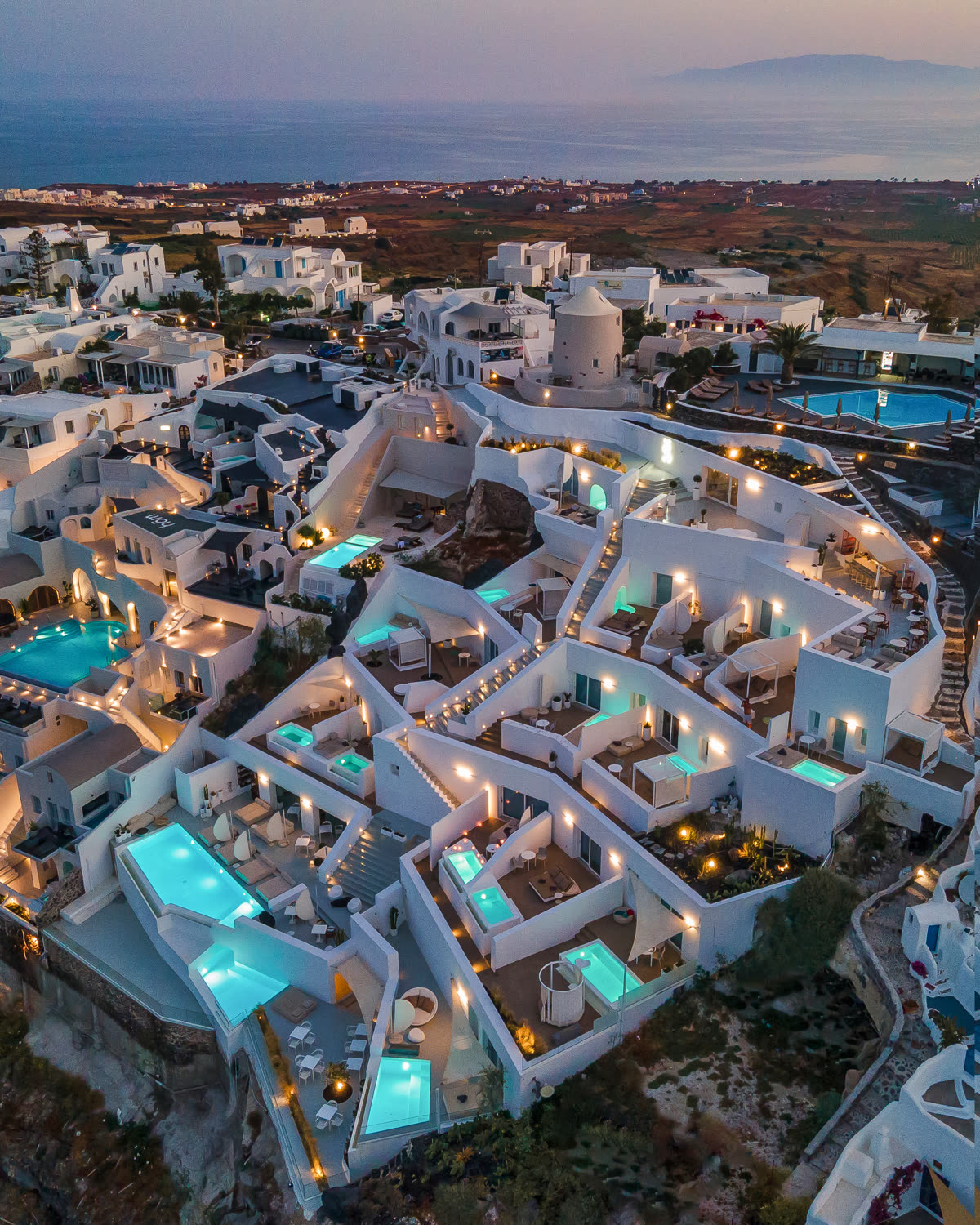 Sunset Rituals at Saint Sky Bar — the sunset sky bar above the caldera in Oia, Santorini